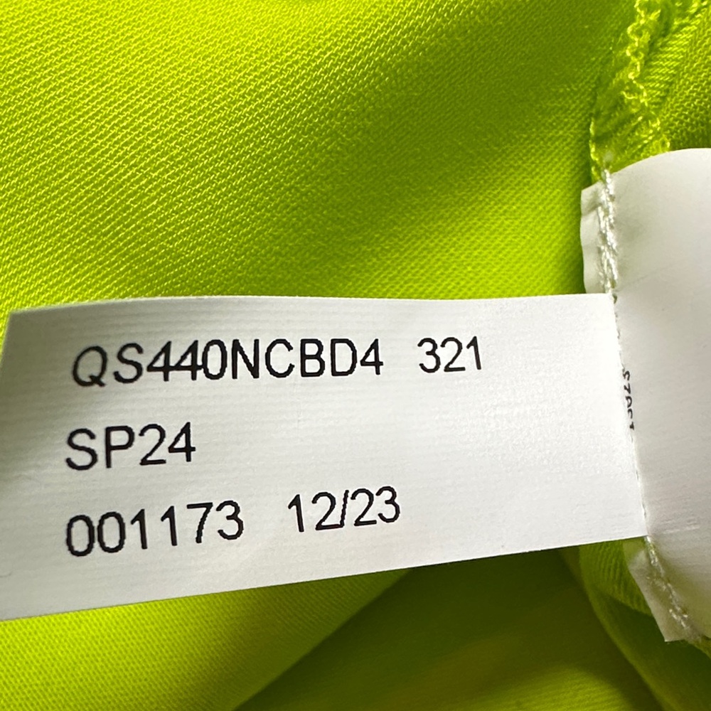 Michael Kors Neon Lime Chain-Shoulder Halter Top - Picture 6 of 6
